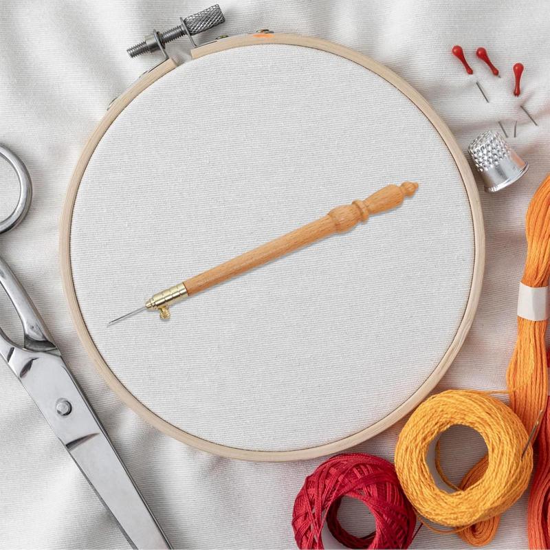 Embroidery Beads - 너도밤나무 나무 자수 후크, K 탬버