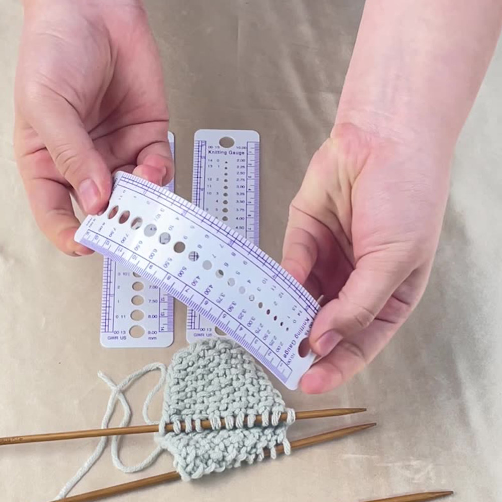 Embroidery Needle - 6Pcs 뜨개질 게이지 눈금자 크로셰 자수