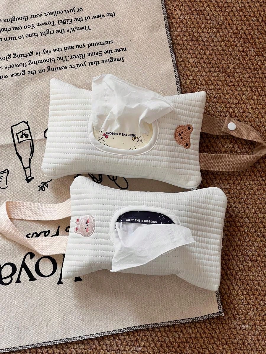 1 조각 솔리드 컬러 자동차 티슈 박스 방수 티슈 커버 - Embroidery Fonts 리뷰 및 가격