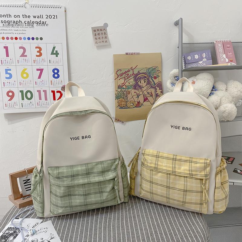 여성용 방수 캔버스 백팩, 여아용 대학 가방, 많은 포 - Embroidery University 리뷰 및 가격