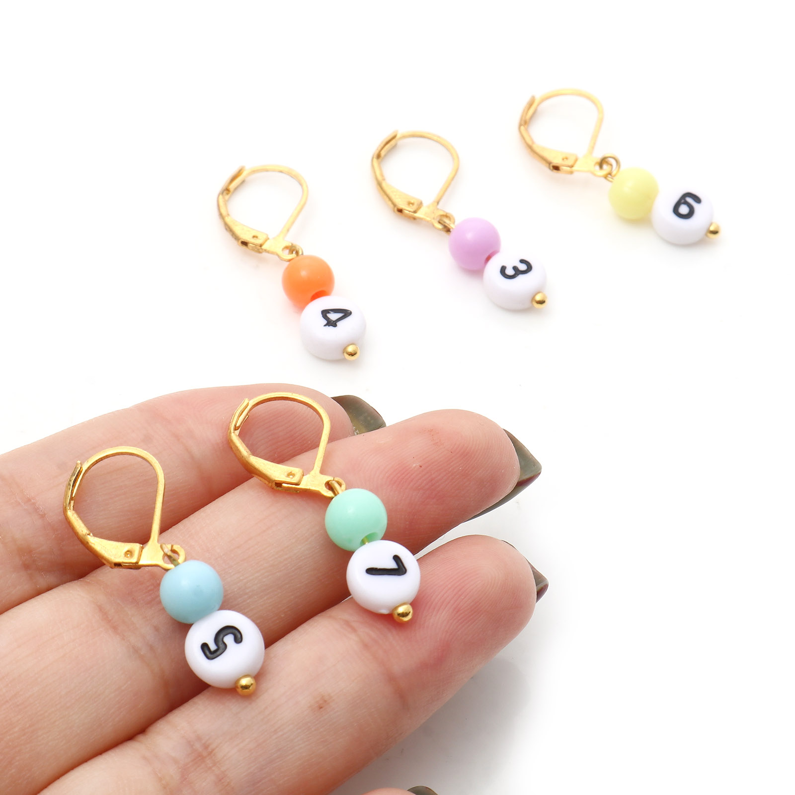 구리 및 아크릴 뜨개질 스티치 마커, DIY 공예 마커 - Stitch Marker Ring 리뷰 및 가격