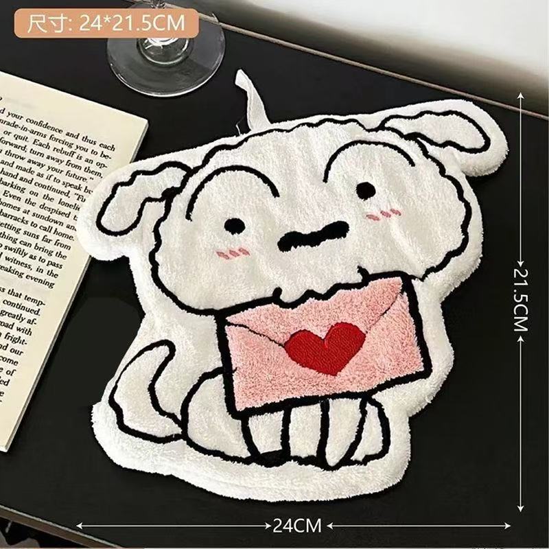 만화 애니메이션 크레용 신짱 수건 걸이형 자수 수분 흡 - Embroidery Fonts 리뷰 및 가격