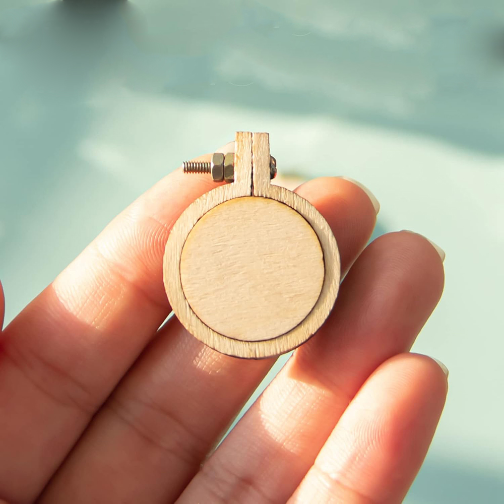 10 개/대 나무 미니 자수 후프 링 크로스 스티치 프 - Stitch Marker Ring 리뷰 및 가격