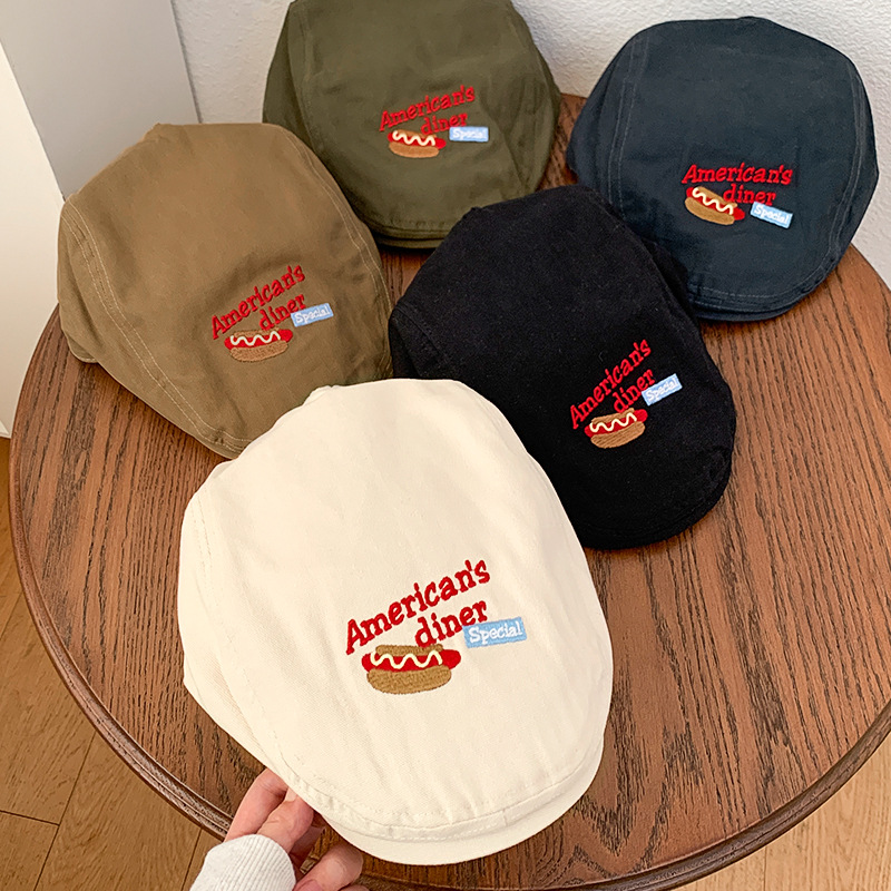 여성용 뉴스보이 캡 예술적인 일본 자수 심플 패셔너블  - Embroidery Artist 리뷰 및 가격