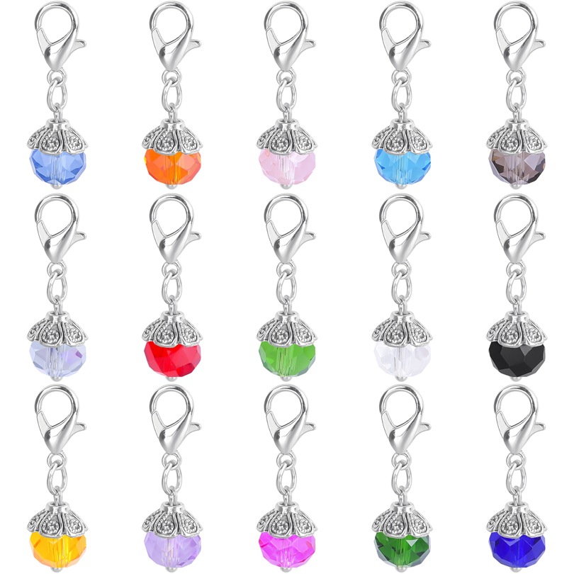 5pcs 컬러 펄 뜨개질 크로셰 잠금 스티치 마커 아연 - Stitch Marker Ring 리뷰 및 가격