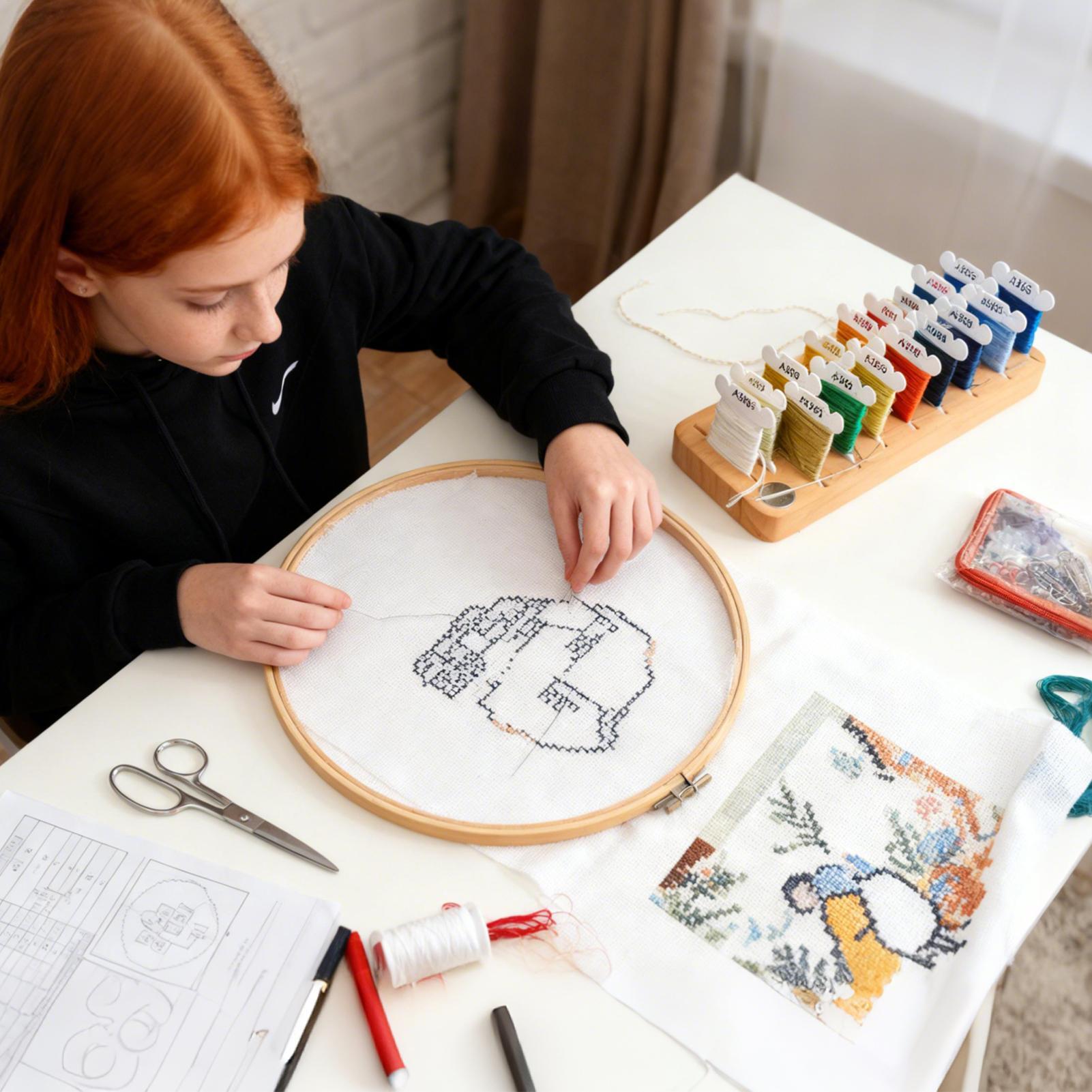 자수실 정리함 15칸 나무 스풀 홀더 자석식 실 보빈  - Embroidery Artist 리뷰 및 가격
