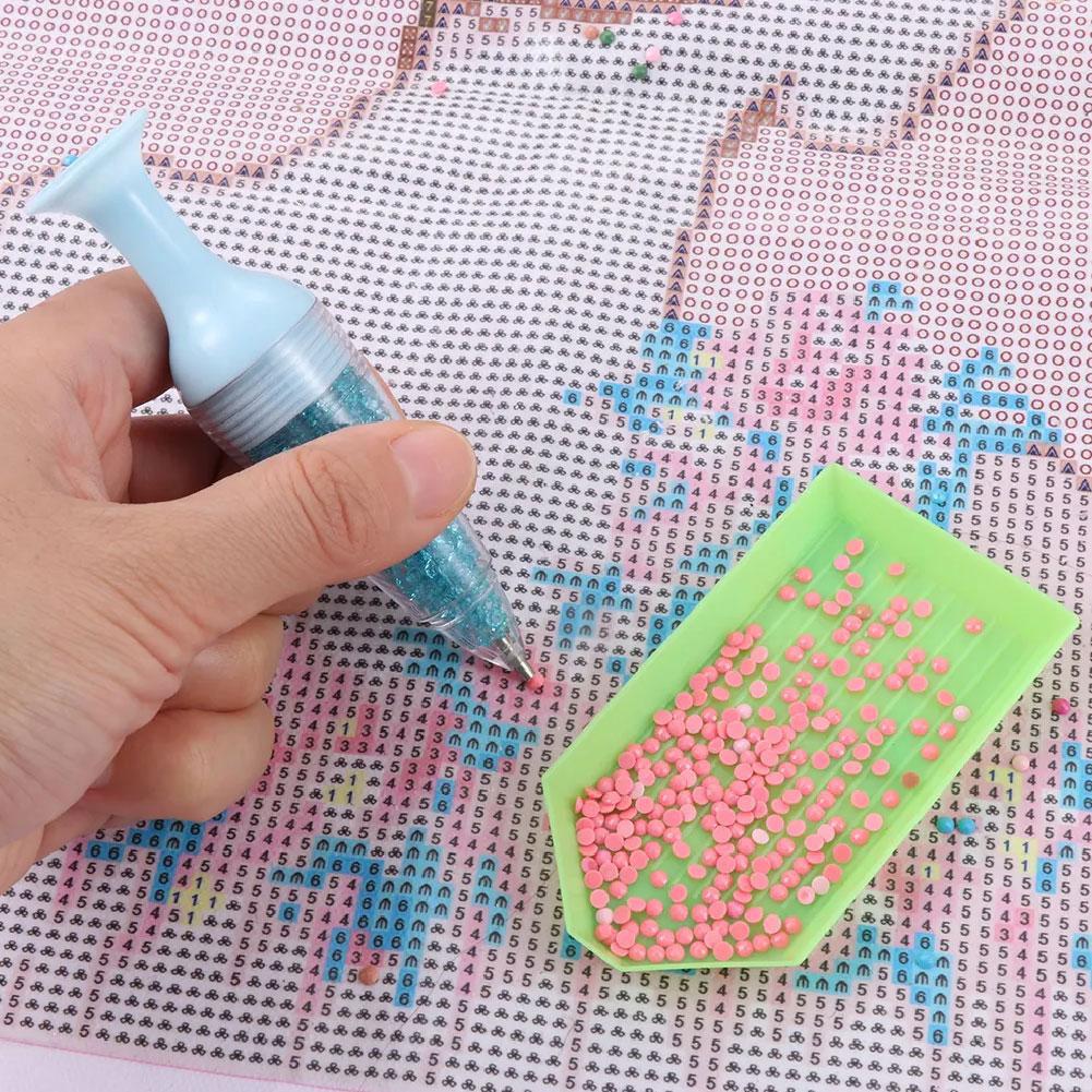 꽃병 모양 드릴 펜 공예용 크로스 스티치 도구 다기능  - Embroidery Uae 리뷰 및 가격
