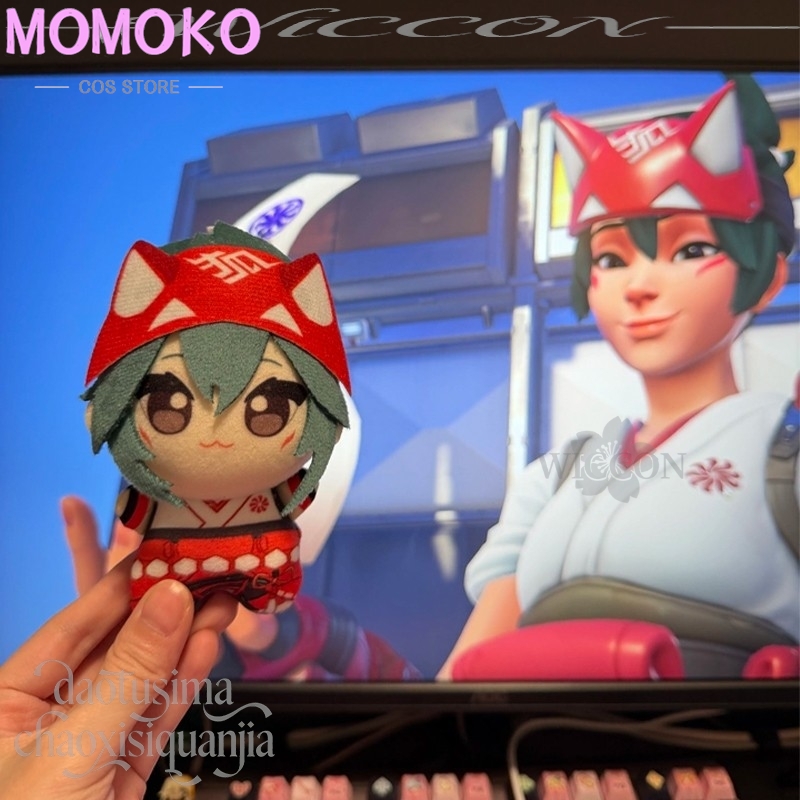 애니메이션 게임 오우 코스프레 키리코 팬 아트 10cm - Embroidery Print 리뷰 및 가격
