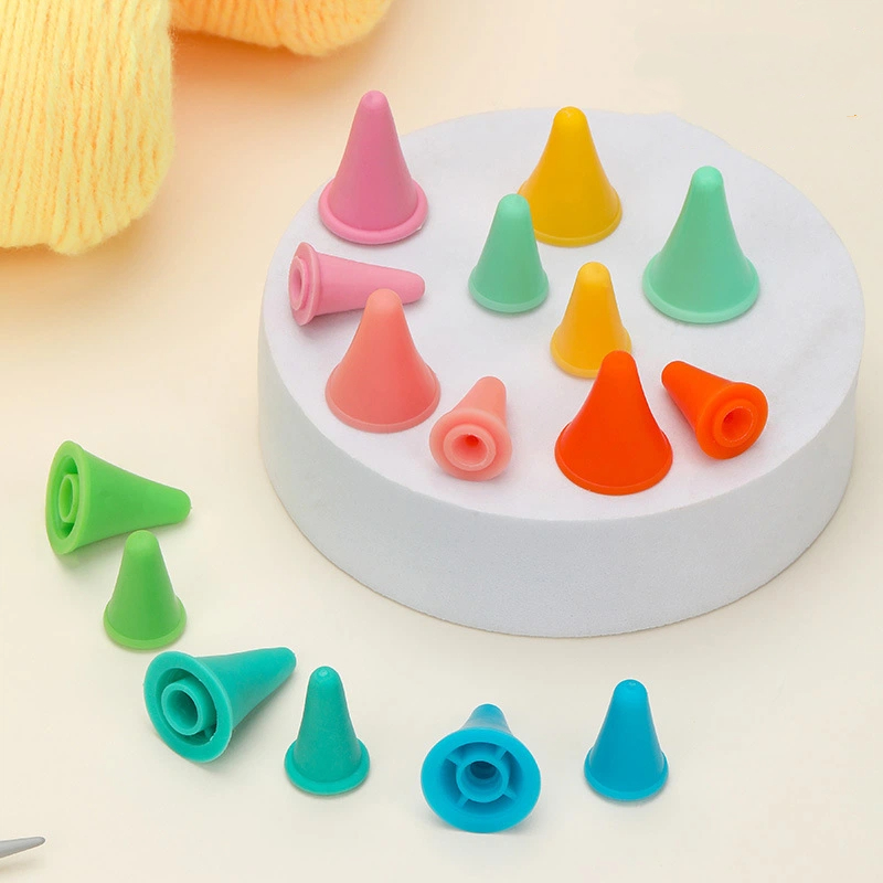 20 개/대 뜨개질 바늘 포인트 프로텍터 바늘 캡 뜨개 - Stitch Marker Ring 리뷰 및 가격
