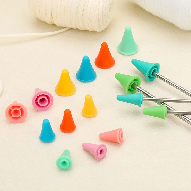 20 개/대 뜨개질 바늘 포인트 프로텍터 바늘 캡 뜨개 - Stitch Marker Ring 리뷰 및 가격