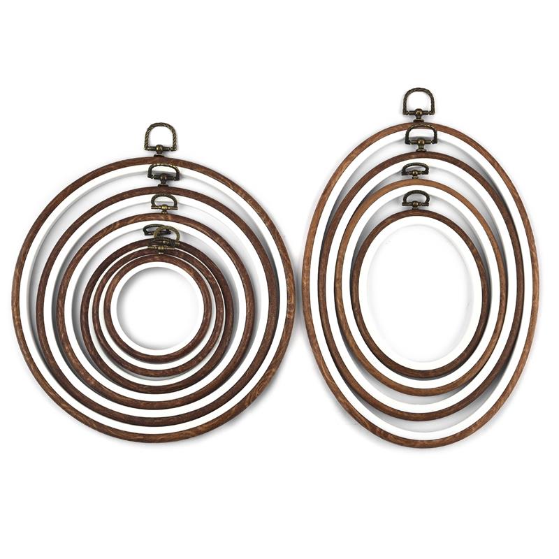 바느질 도구 원형 타원형 나무 자수틀 세트 컬러 플라스 - Stitch Marker Ring 리뷰 및 가격