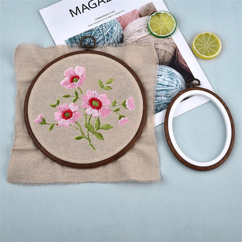 바느질 도구 원형 타원형 나무 자수틀 세트 컬러 플라스 - Stitch Marker Ring 리뷰 및 가격