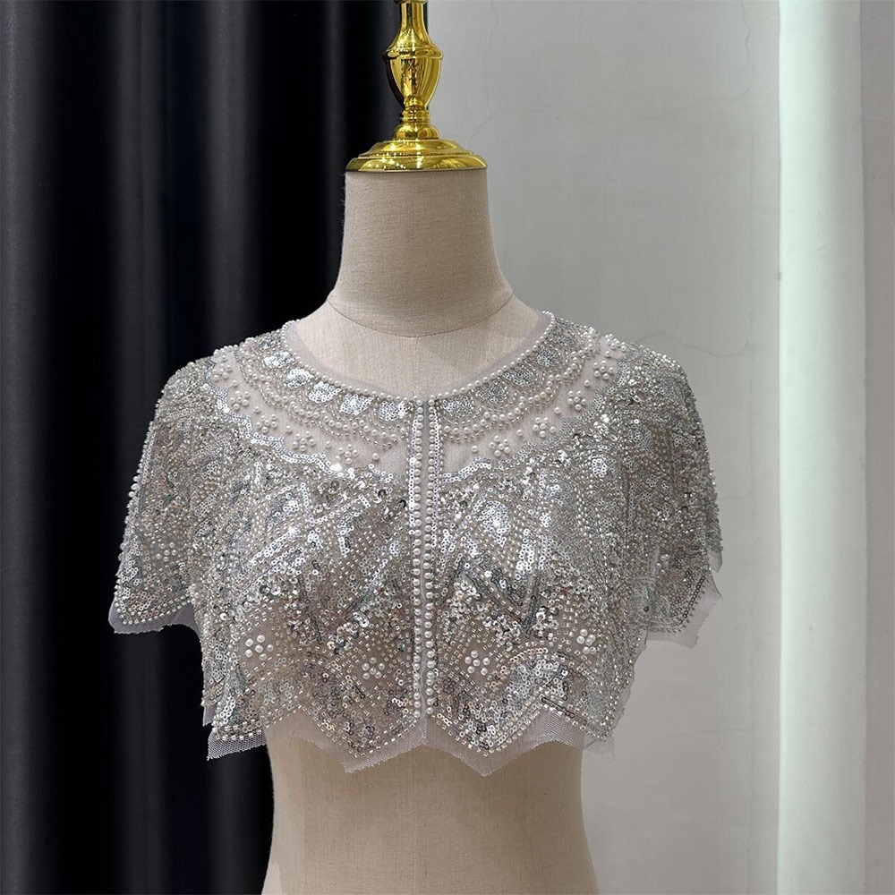 빈티지 스팽글 장식 플래퍼 숄 비즈 장식 1920년대  - Embroidery Shawl 리뷰 및 가격