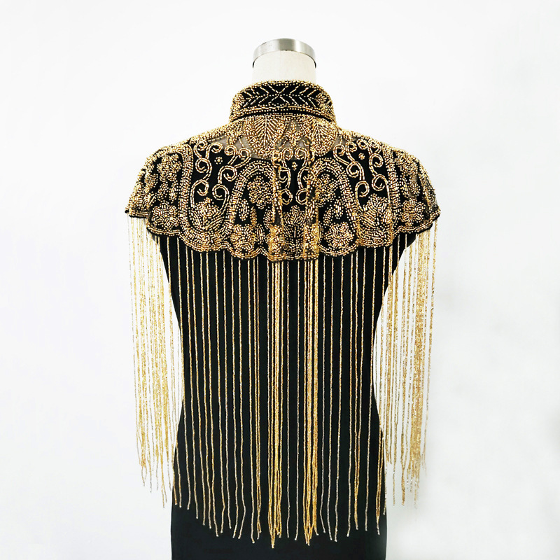 1920년대 개츠비 스타일 고급 비즈 장식 프린지 케이 - Embroidery Beads 리뷰 및 가격