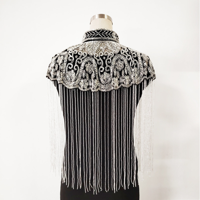 1920년대 개츠비 스타일 고급 비즈 장식 프린지 케이 - Embroidery Beads 리뷰 및 가격