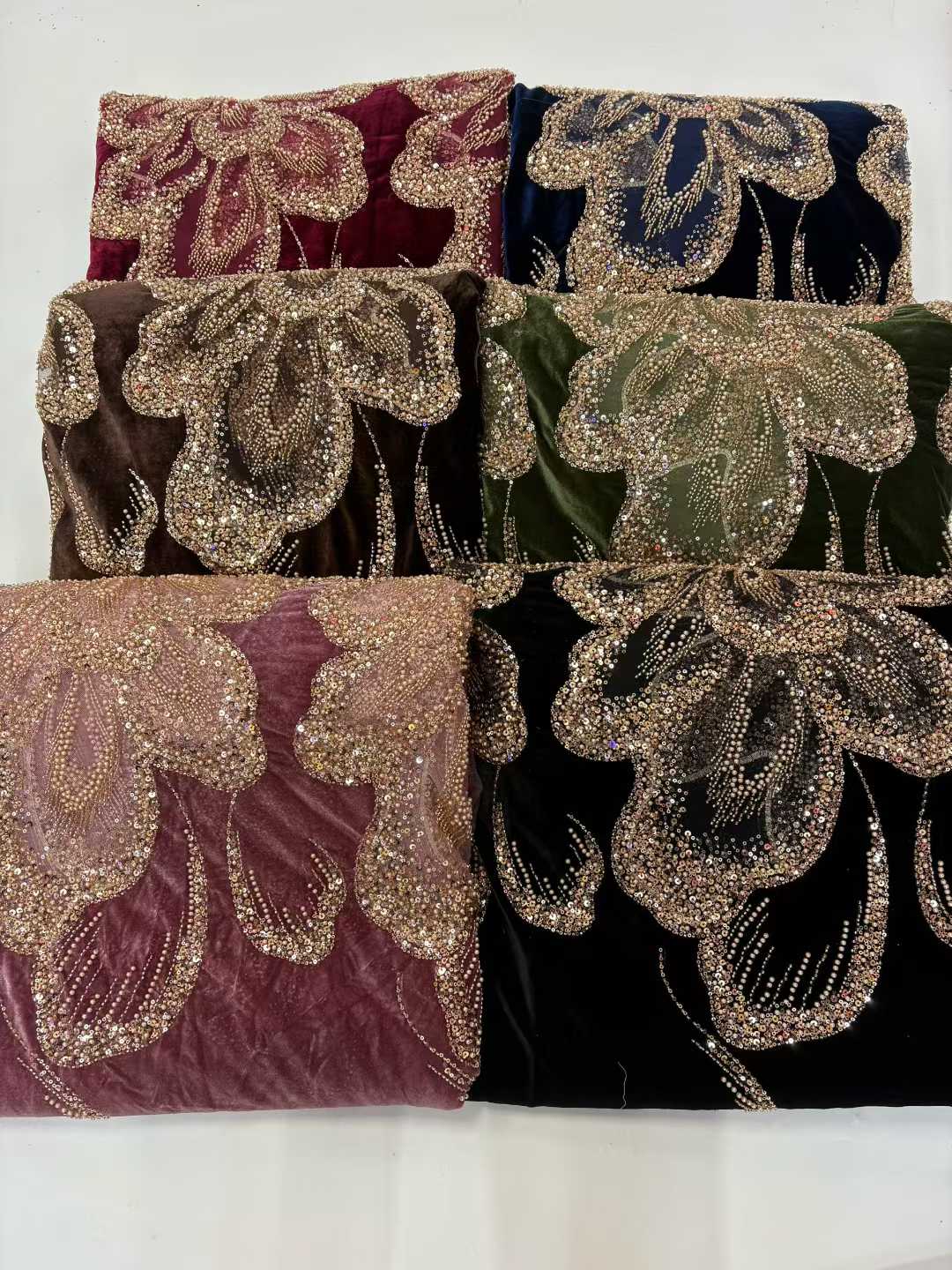 아프리카 벨벳 비즈 장식 헤비 레이스 원단 2026 고 - Embroidery Abaya 리뷰 및 가격