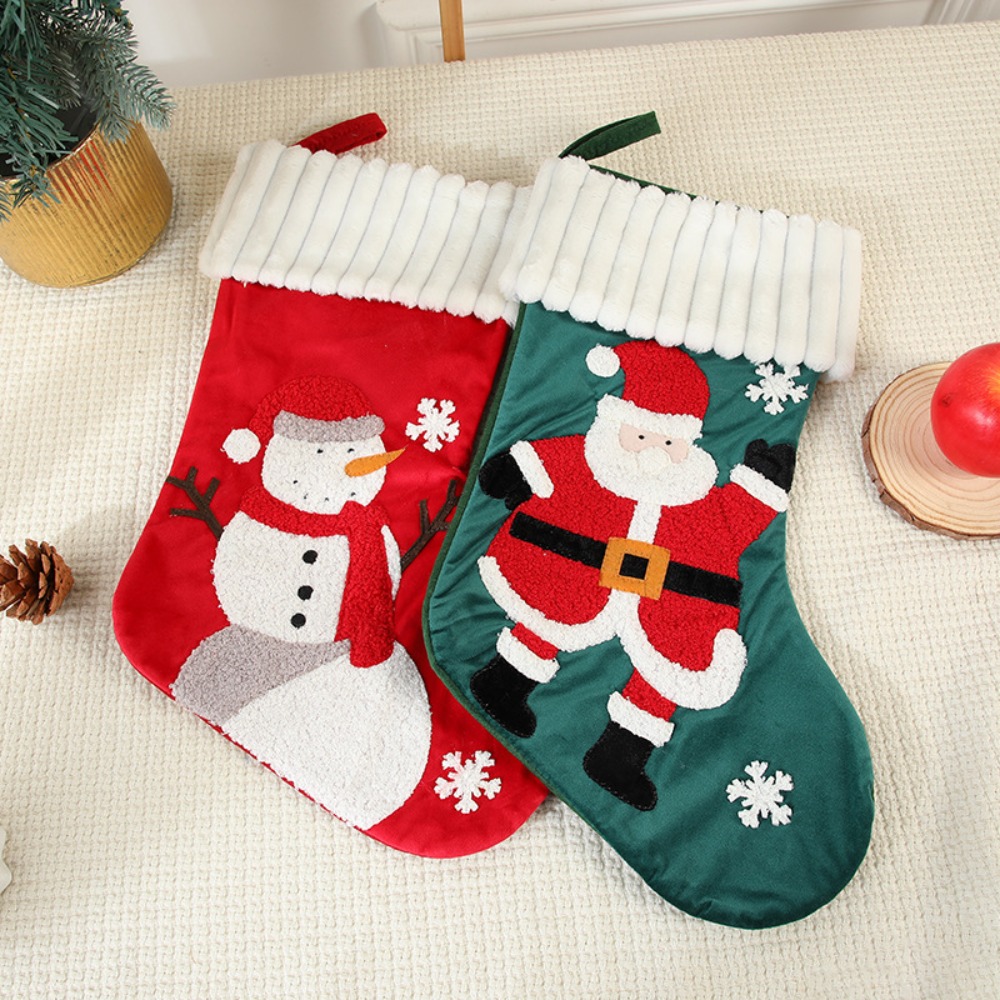 걸이식 자수 크리스마스 스타킹 재사용 가능한 개인 맞춤 - Embroidery Xmas Stocking 리뷰 및 가격