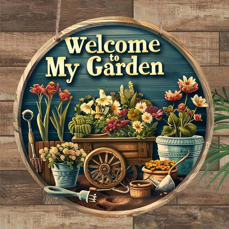 1 조각 2D 내 정원에 오신 것을 환영합니다 실내 및 - Embroidery Garden 리뷰 및 가격