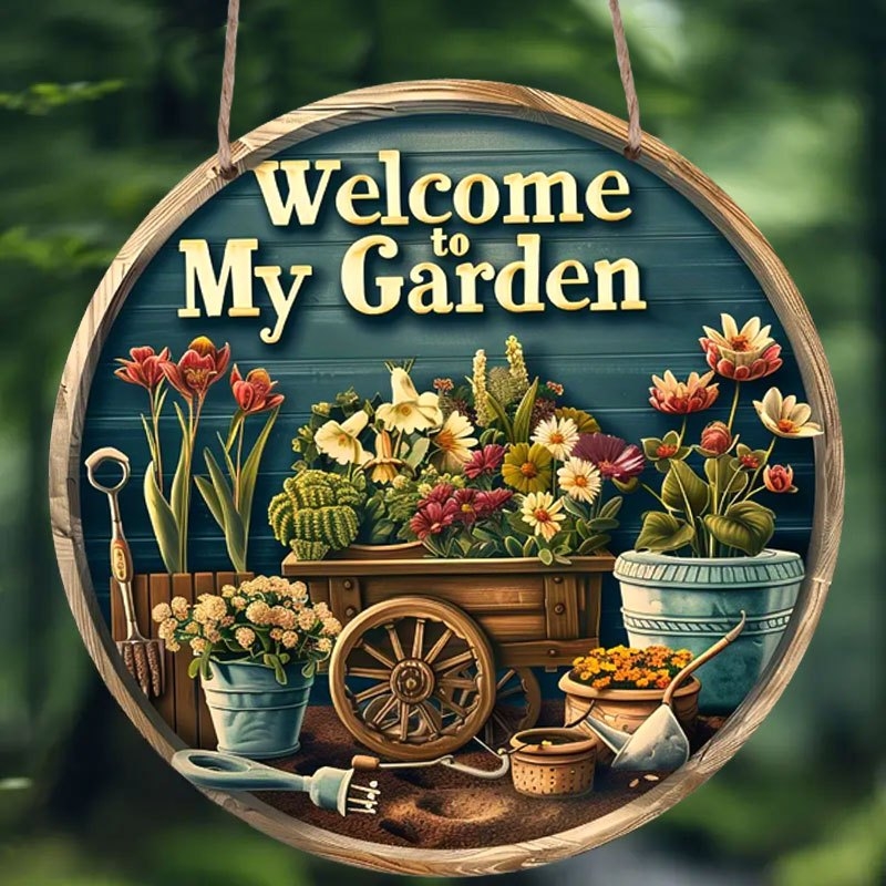 1 조각 2D 내 정원에 오신 것을 환영합니다 실내 및 - Embroidery Garden 리뷰 및 가격