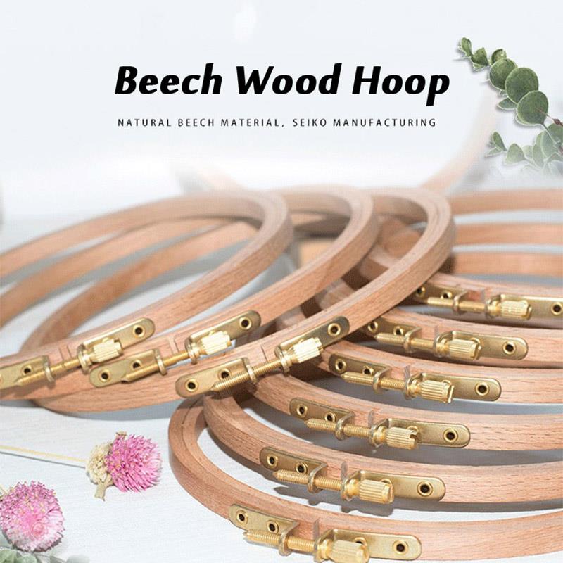 1개 고품질 너도밤나무 자수틀 나무 자수 원형 링 홀더 - Stitch Marker Ring 리뷰 및 가격