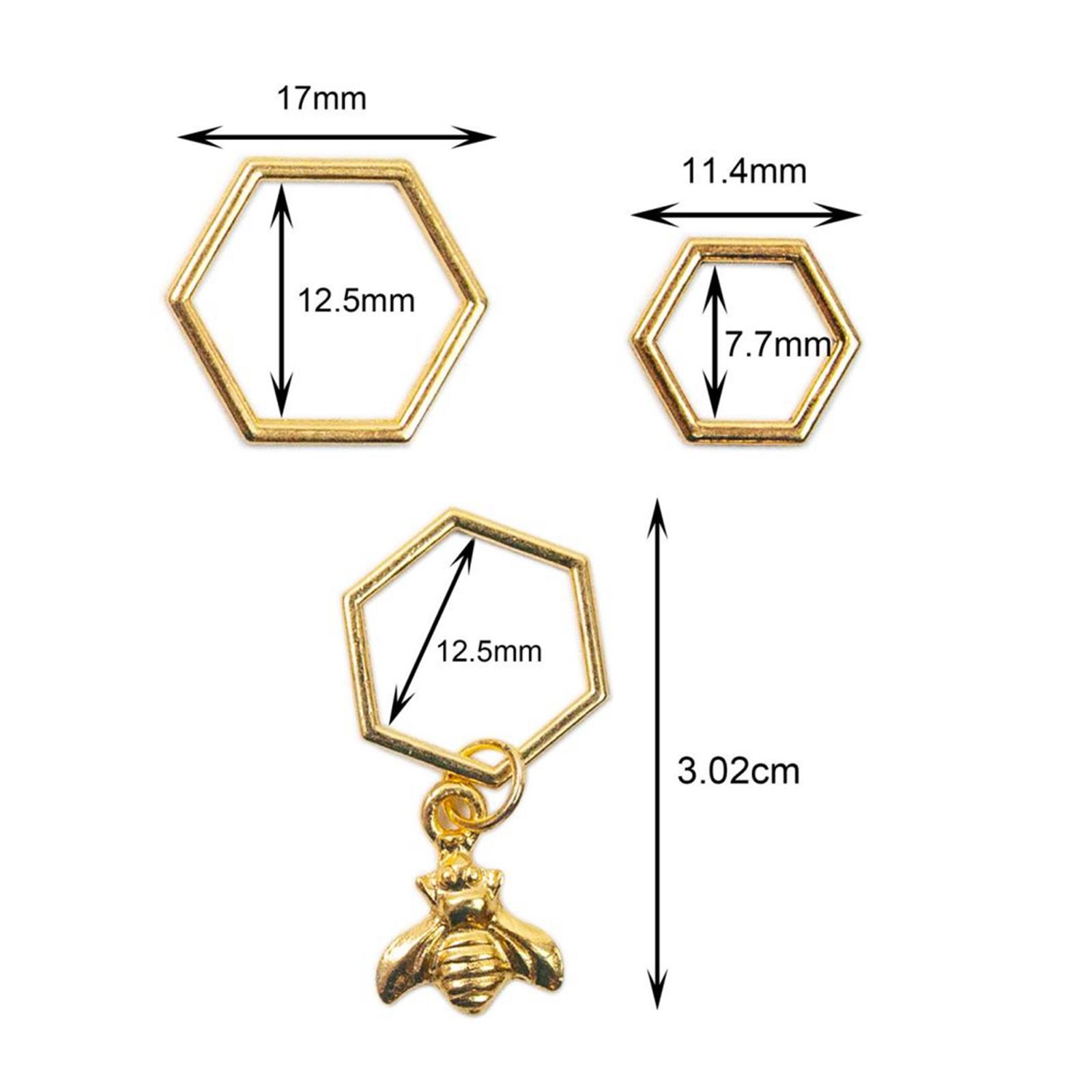 2x 유니버설 링 스티치 마커 뜨개질 도구용 황금색 꿀 - Stitch Marker Ring 리뷰 및 가격