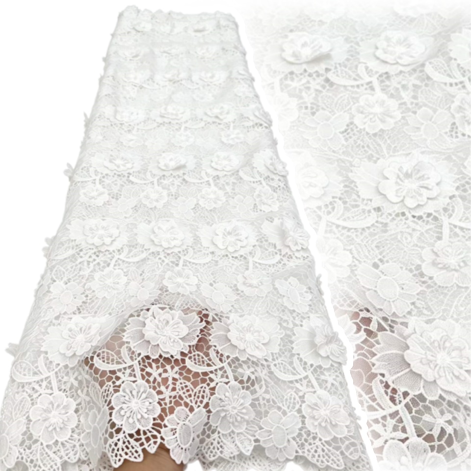 3D 자수 기퓌르 큐피온 레이스 피부 친화적인 아프리카 - Embroidery Abaya 리뷰 및 가격