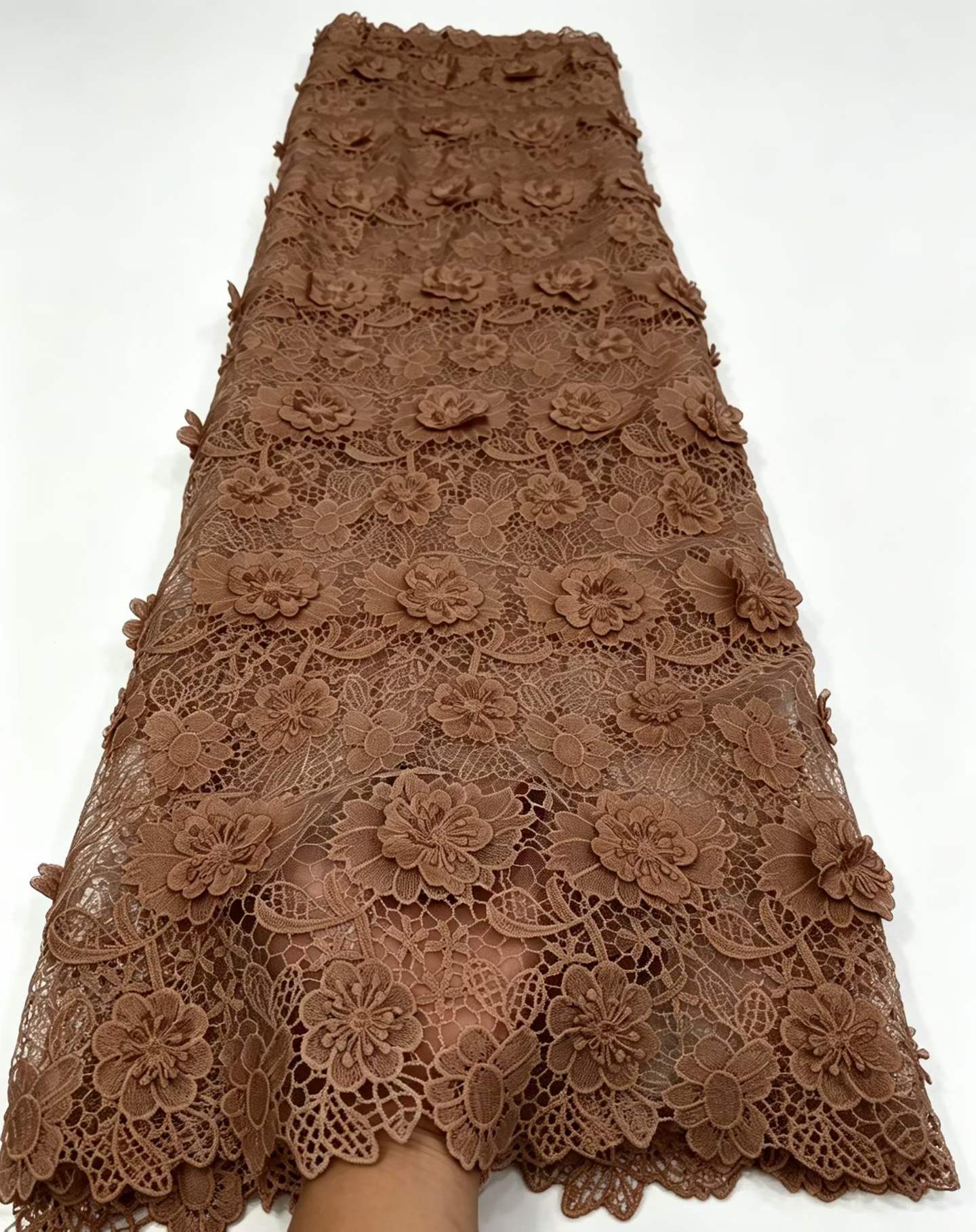 3D 자수 기퓌르 큐피온 레이스 피부 친화적인 아프리카 - Embroidery Abaya 리뷰 및 가격