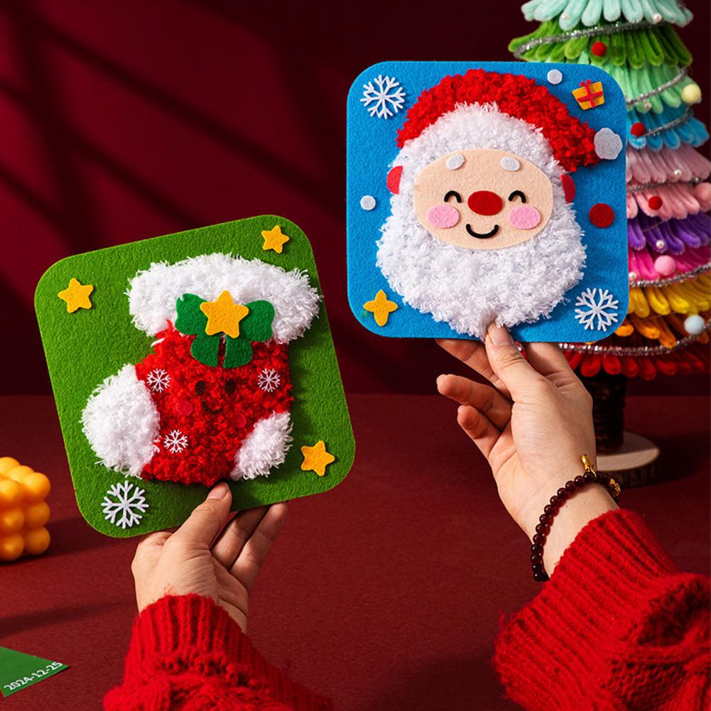초보자를 위한 20cm DIY 크리스마스 자수 키트 산 - Embroidery Xmas Stocking 리뷰 및 가격