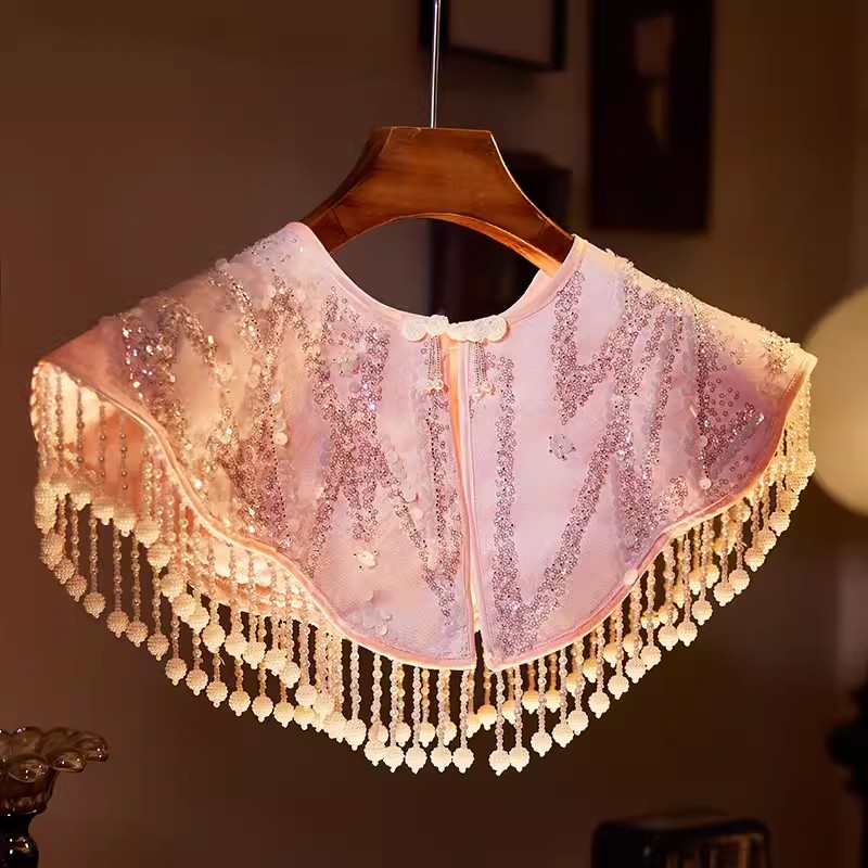 여성 봄 여름 자수 럭셔리 진주 페르시 술 파시미나 여 - Embroidery Beads 리뷰 및 가격