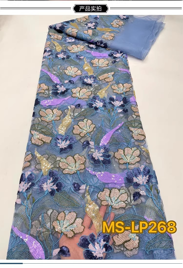 1야드 고급스러운 투톤 비즈 꽃 스팽글 자수 원단 드레 - Embroidery Beads 리뷰 및 가격