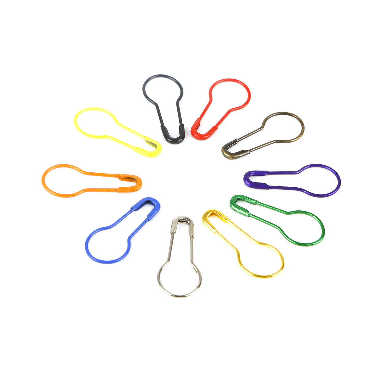 100개/세트 다채로운 색상의 뜨개질 크로셰 잠금 스티 - Stitch Marker Ring 리뷰 및 가격