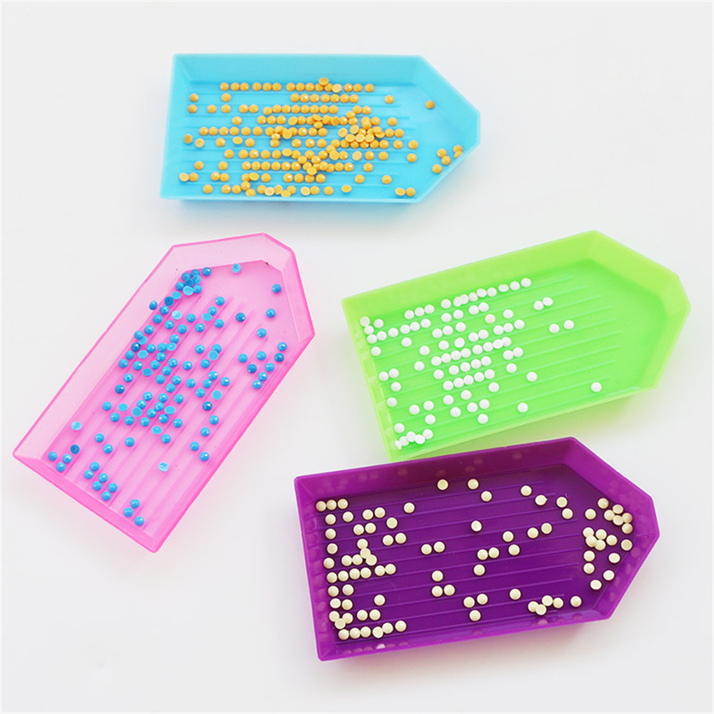 100pcs 플라스틱 정렬 트레이 다이아몬드 포인트 드 - Embroidery Underlay 리뷰 및 가격