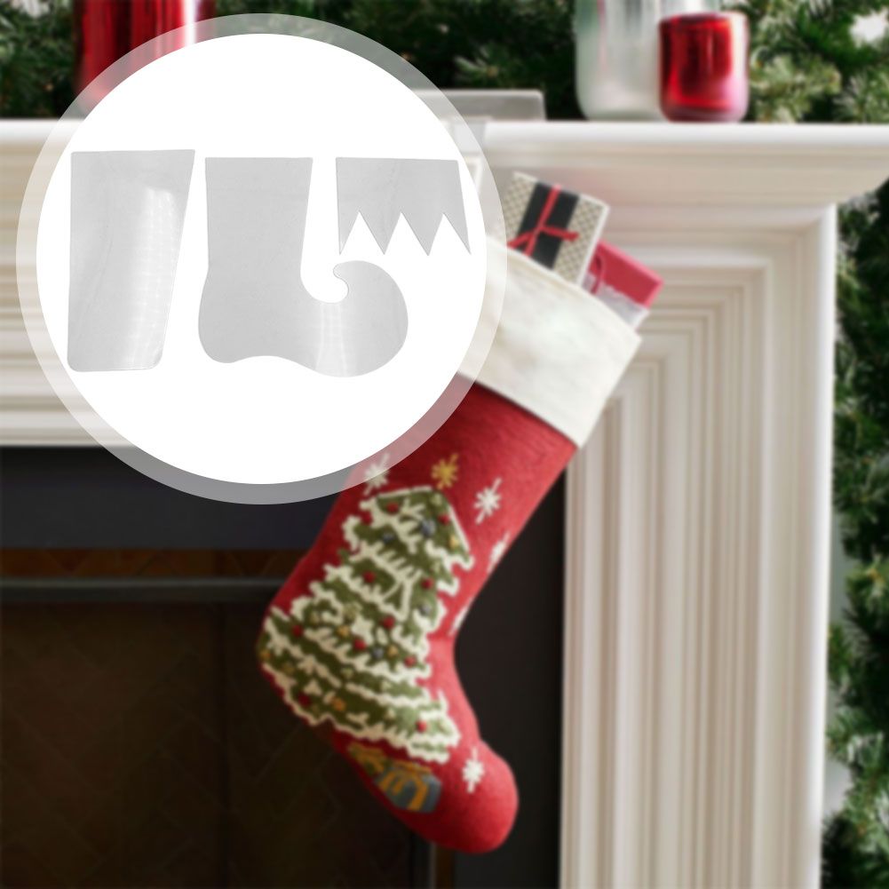 엘프 크리스마스 스타킹 템플릿 플라스틱 퀼팅 템플릿 눈 - Embroidery Xmas Stocking 리뷰 및 가격