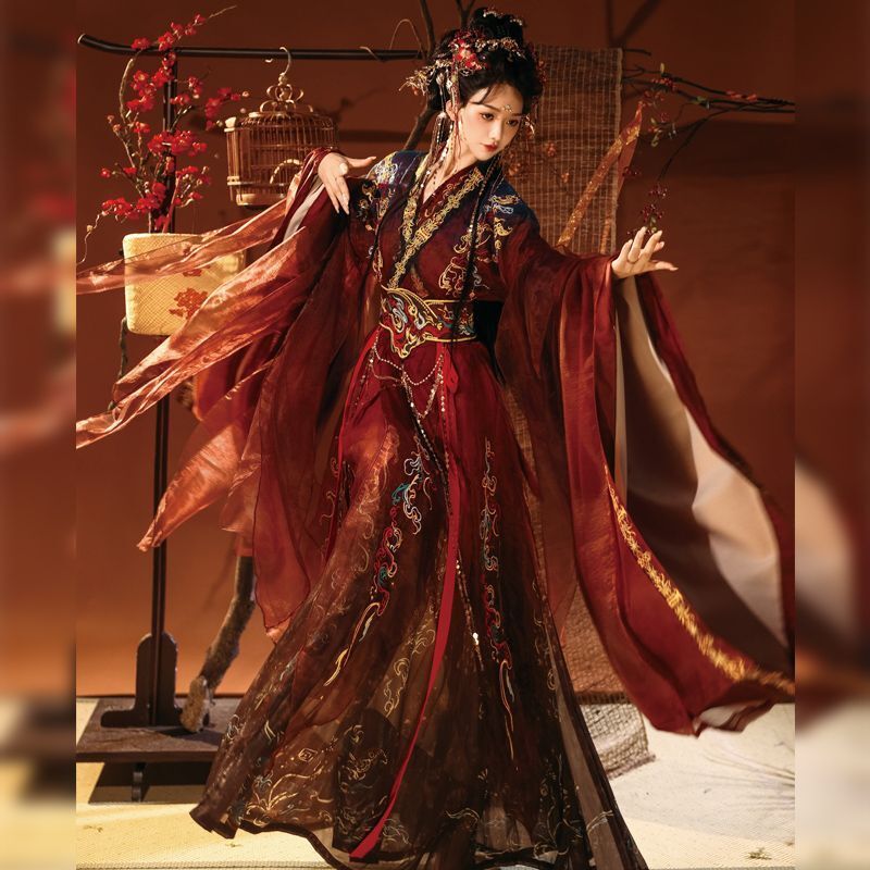 청주정원 한복 신상 (장뤄시안) 중후한 자수 민족풍 의 - Embroidery Garden 리뷰 및 가격